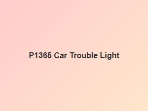 Code P1365 Car Trouble Light Causes